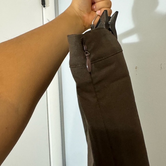 Lafayette 148 New York Brown Dress Pants - Picture 3 of 6